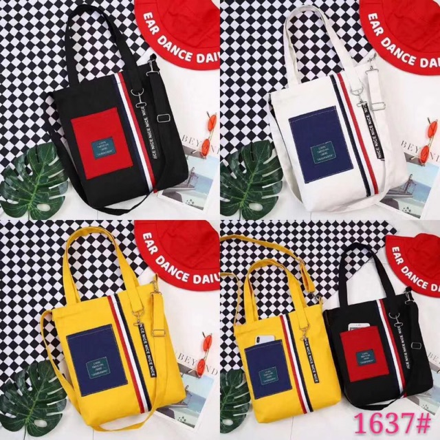 Tas selempang BDR totebag KPOP wanita fashion wanita korea kanvas original import