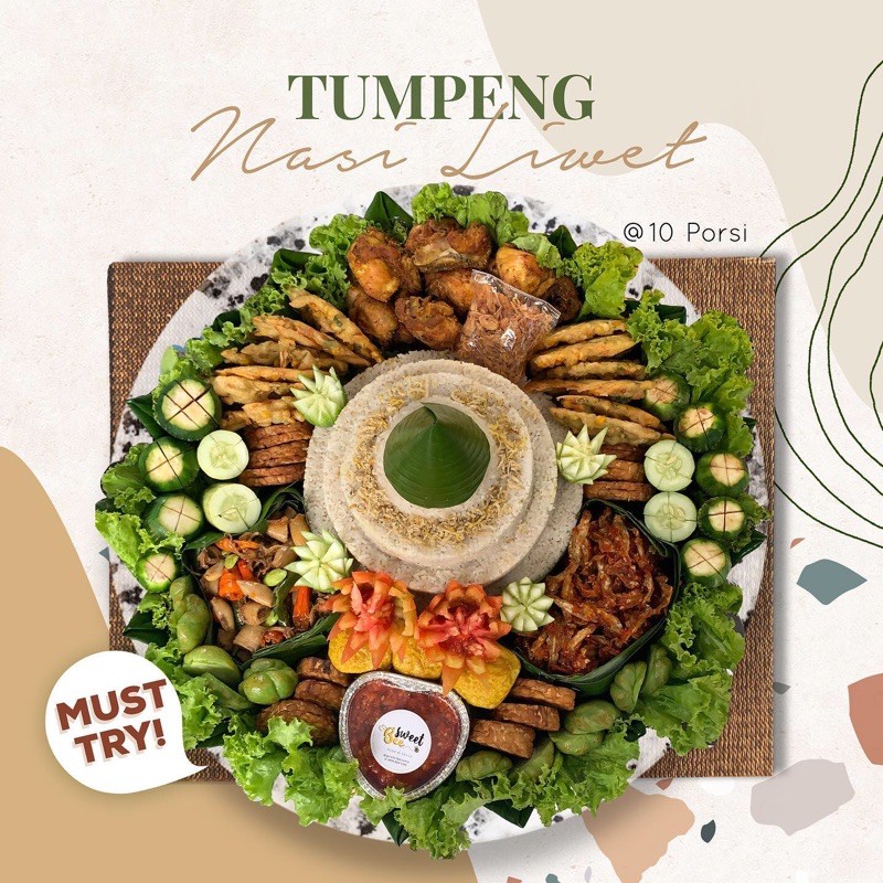 

Tumpeng Nasi Kuning / Tumpeng Nasi Liwet • sweetbeesnack •