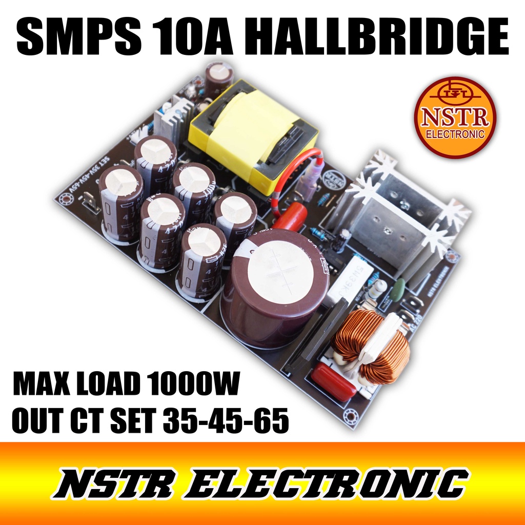 Smps 10A hallbridge out bisa pindah dari 35v-45-65v