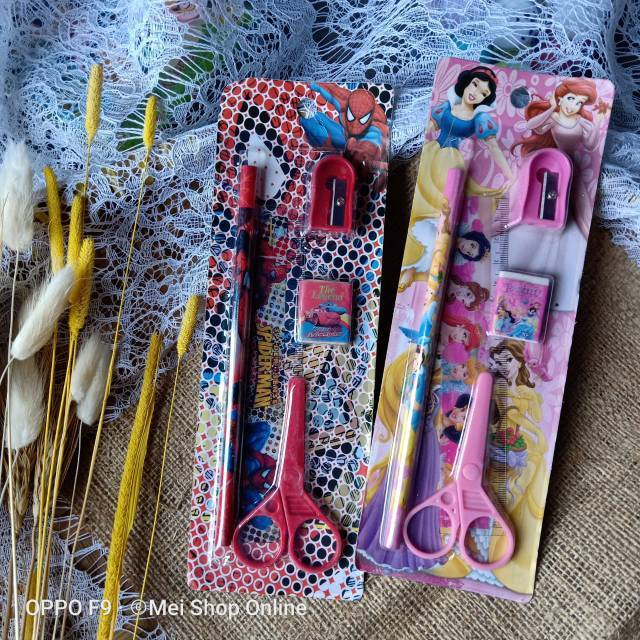 

Mini Stationary Set Karakter Murah