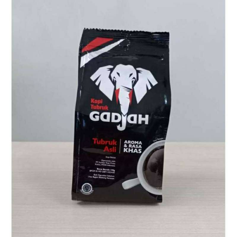 

KOPI TUBRUK ASLI GADJAH 138 GRAM - KOPI BUBUK HITAM CAP GAJAH 138gr