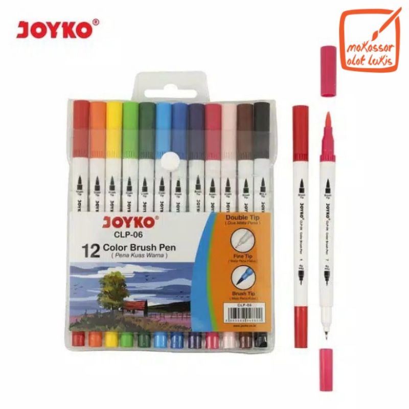 

Brush Pen Joyko 12 Warna CLP-06