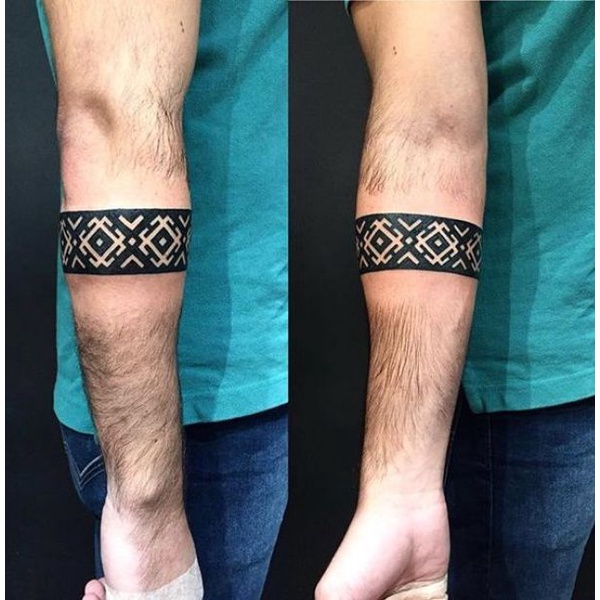 TATEMPO tato temporer - Maori Armband/Band Tattoo