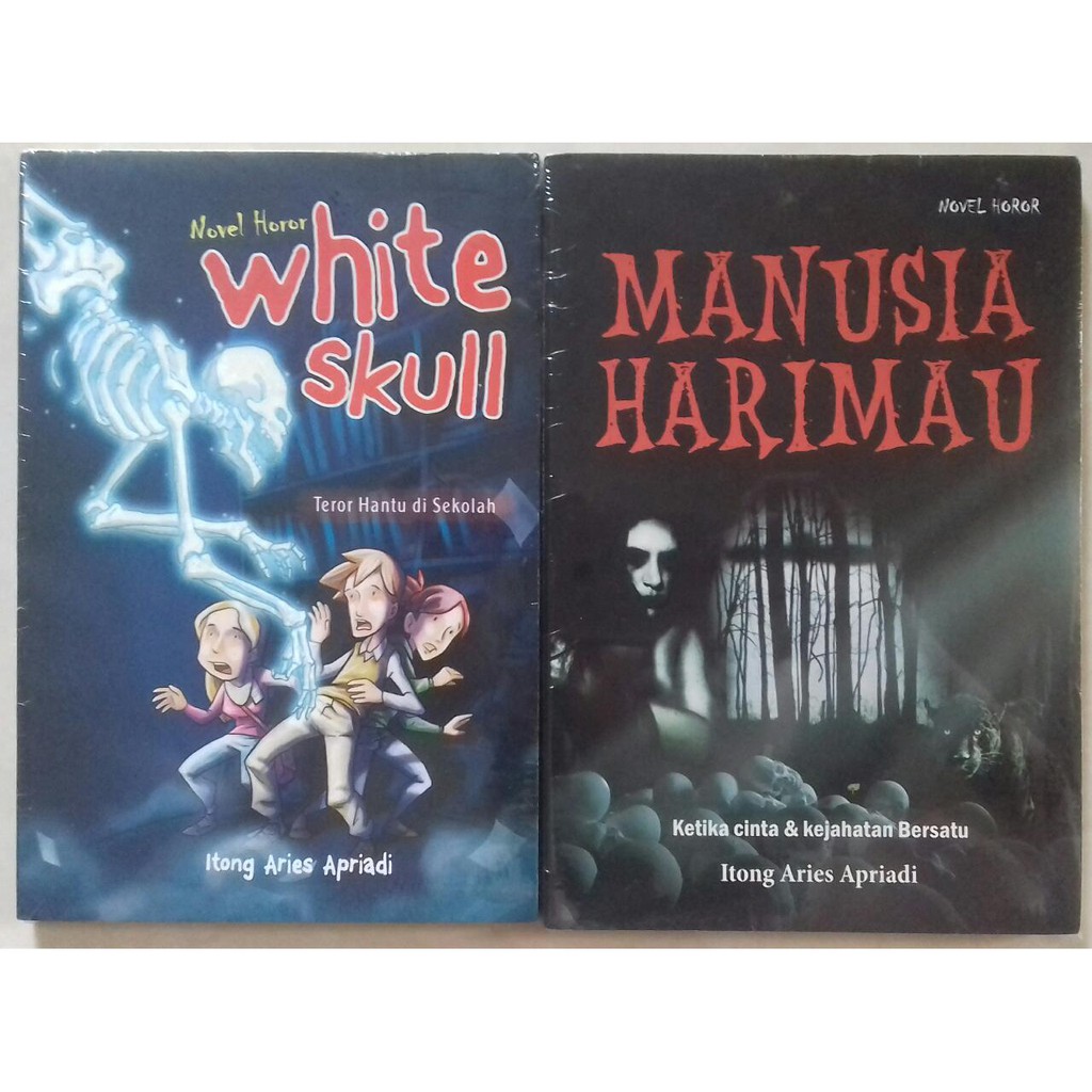 Jual Segel Ori Novel Horor ~ White Skull Teror Hantu Di Sekolah Manusia Harimau Itong 
