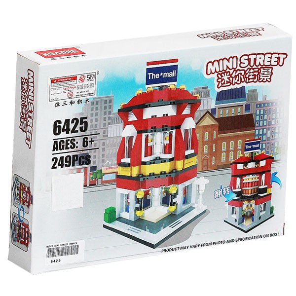 Lego Gedung Block Mini Street 249pcs Seri 6425 Aus-1072