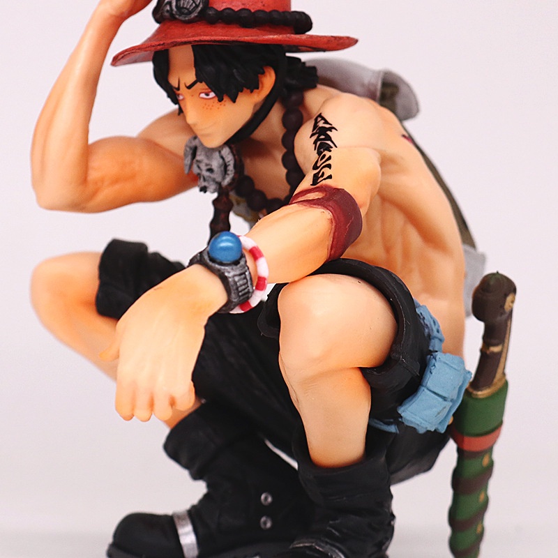 Action Figure Karakter Anime One Piece Portgas D Ace Ukuran 13cm