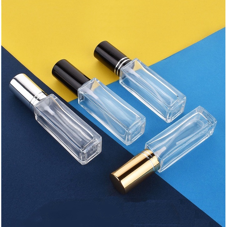 Botol Parfum Kosong Isi Ulang Model Semprot Bahan Kaca Bening Ukuran 10ml
