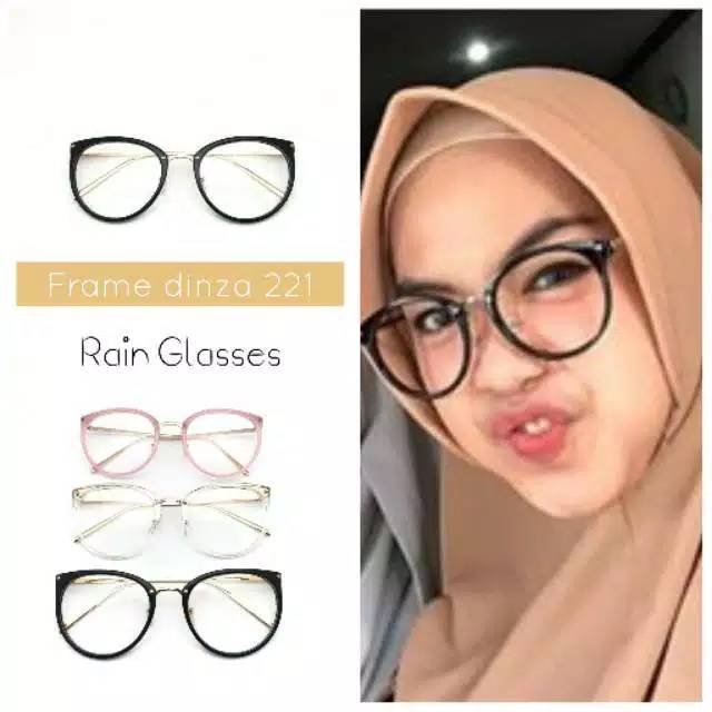 Kacamata Korea Wanita Minus Anti Radiasi - Frame Kacamata Gaya Trendy