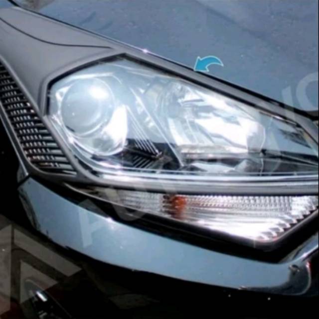 GARNISH DEPAN AGYA 2017-2019 FULL BLACK DOFF.