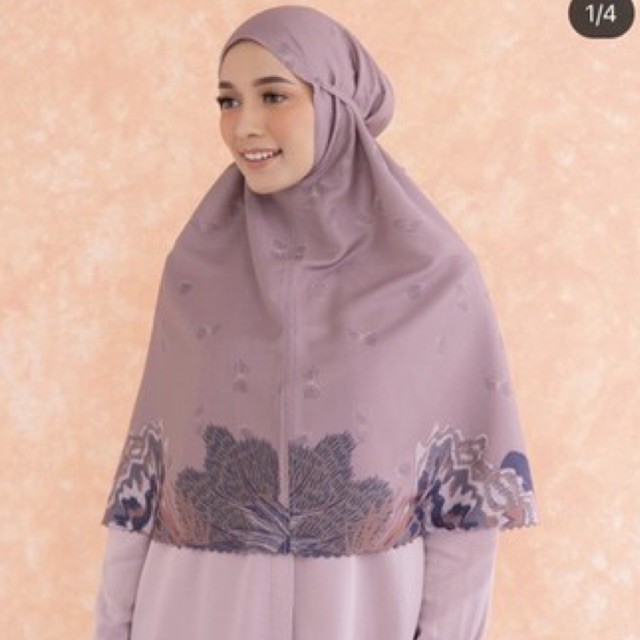 ready bergo iskanti warna nude, navy dan dark green