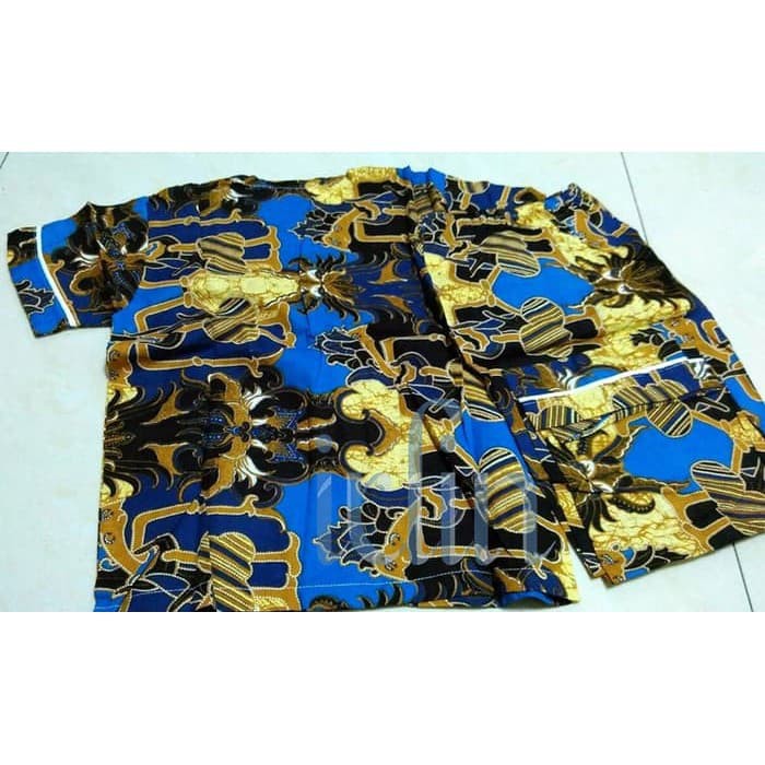 BAJU TIDUR/ PIYAMA BATIK DEWASA SET BAJU CELANA