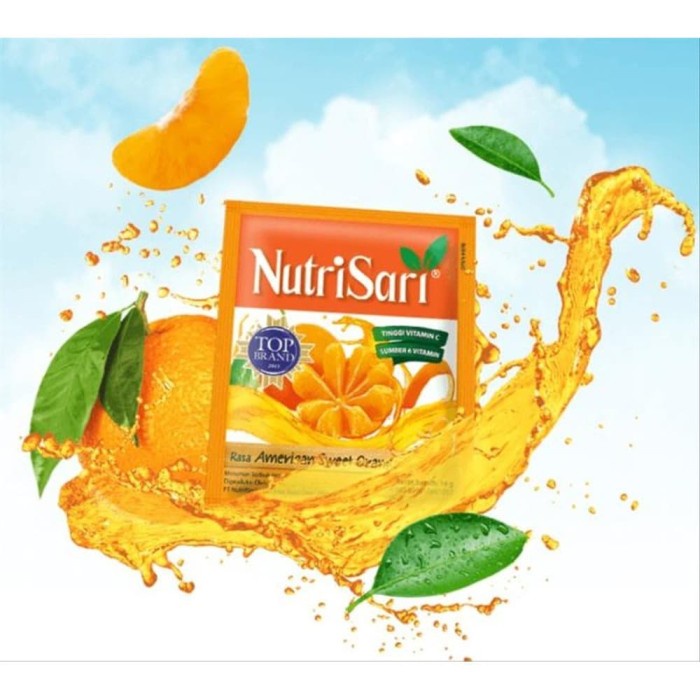 

Lainnya-Minuman-Bubuk- Nutrisari Rasa American Sweet Orange (1 Renceng Isi 10 Sachet) -Bubuk-