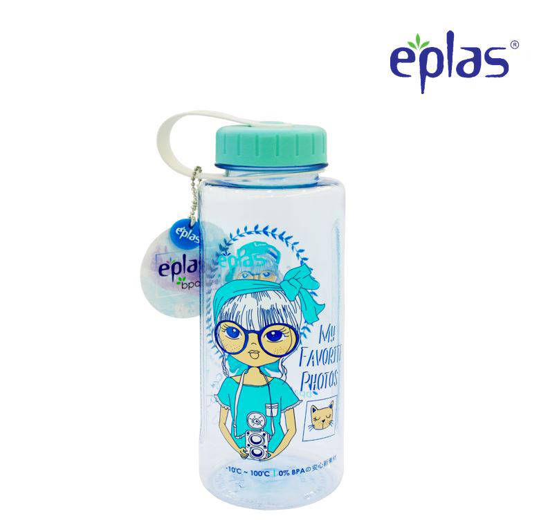 EPLAS Water Bottle with Handle BPA Free Tritan (800ml) EGE-800