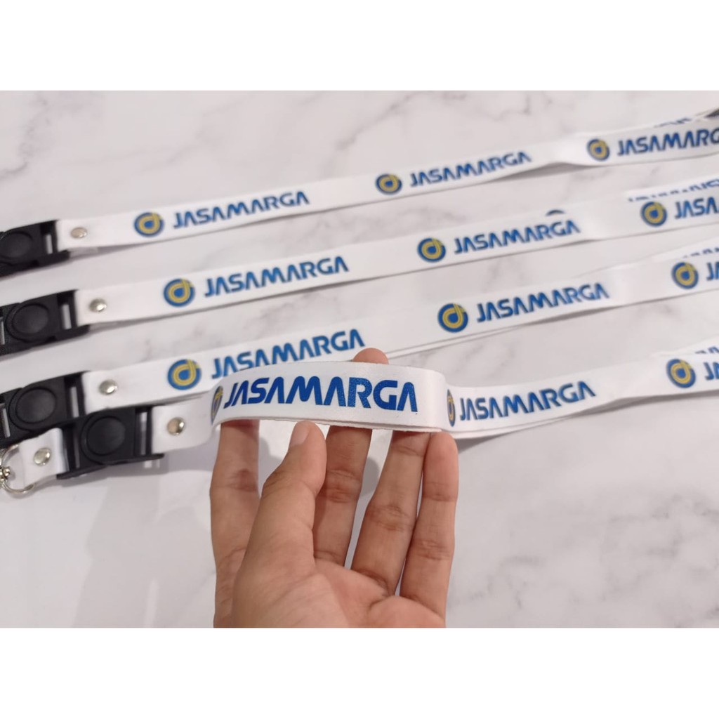 

Lanyard JASAMARGA PUTIH | custom logo | print lanyard - gantungan hp - holder - yoyo logo