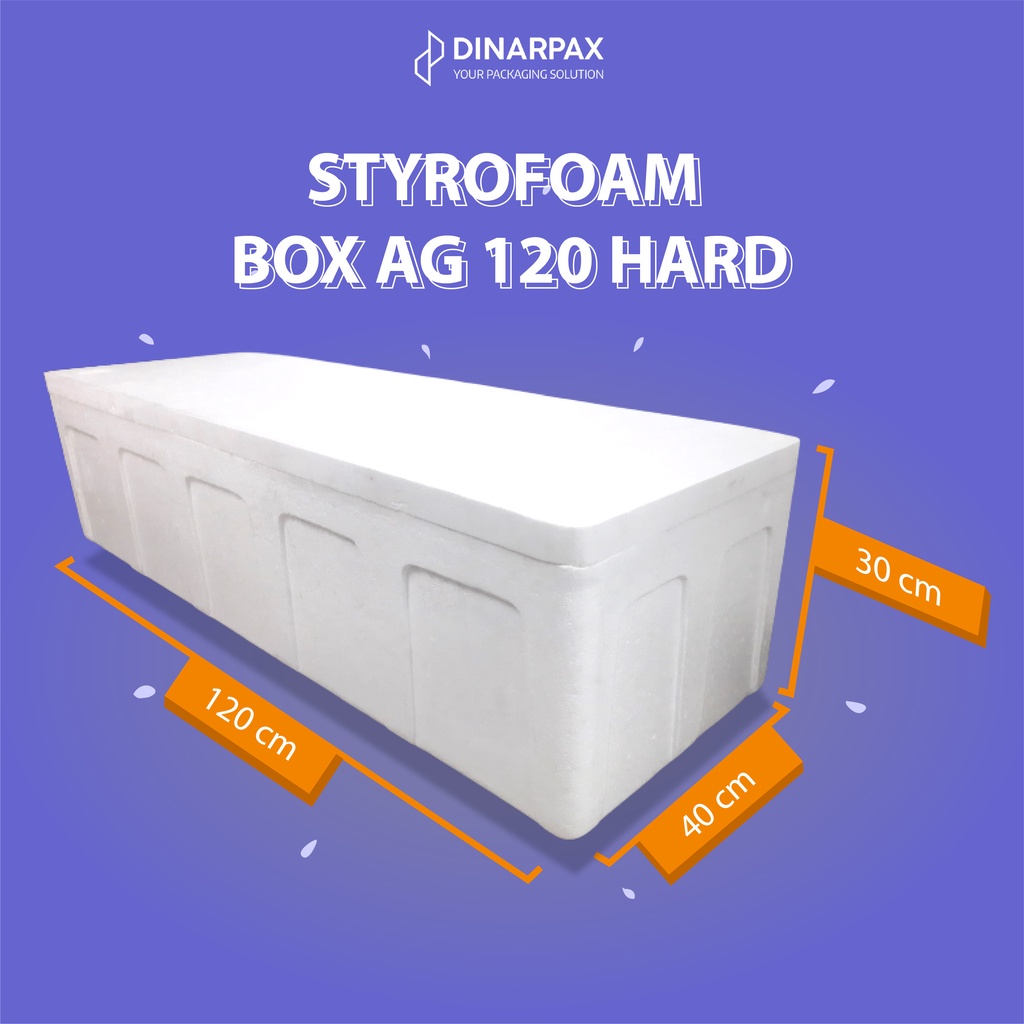 Styrofoam BOX AG120 Hard / Dinar Box / Box Box AG 120 Hard /BANDUNG