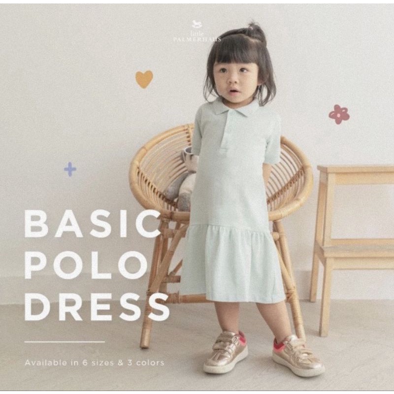 Little Palmerhaus Basic Polo Dress 1-6 Tahun - Dress Bayi &amp; Anak