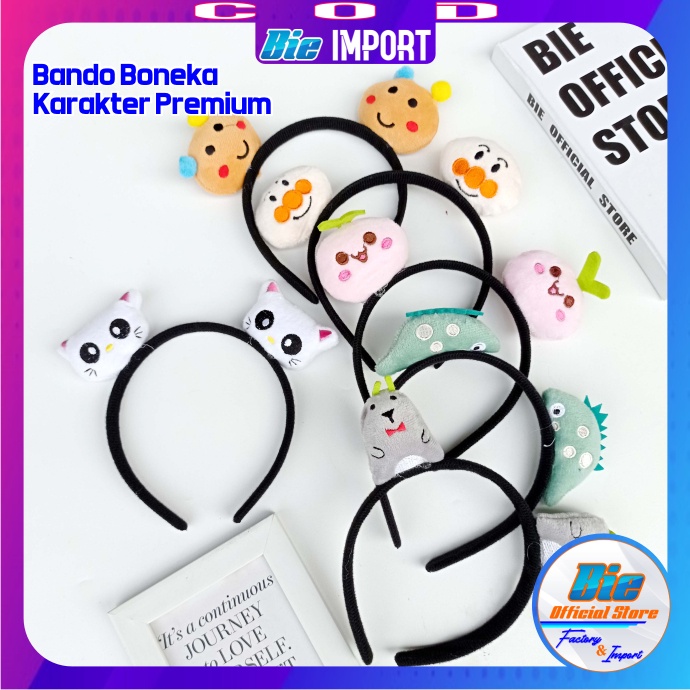 Bando Anak Basic Karakter Korea Premium Impor