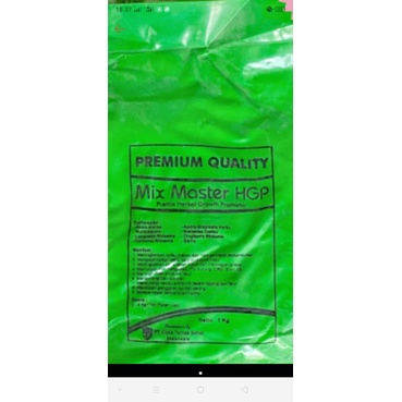 

Mix Master HGP 1 kg premix herbal untuk unggas