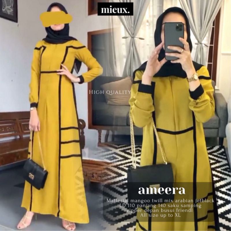 GAMIS AMEERA DRESS Terbaru