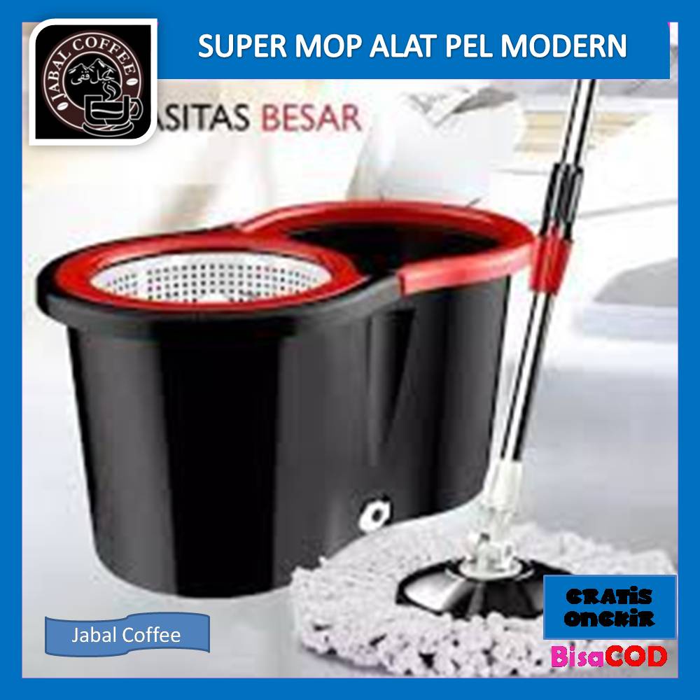 Alat Pel Lantai Ember Peras / Alat Pel Super Mop / Super Mop / Spin Mop 08