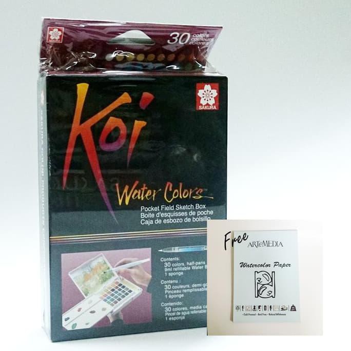 

HOT SALE SAKURA KOI WATERCOLOR POKET - 30 warna