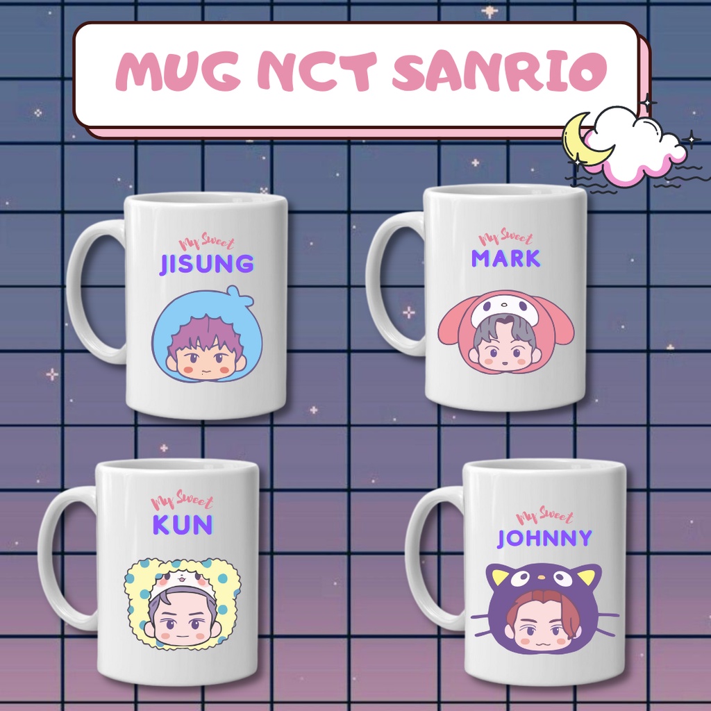 MUG NCT SANRIO/MUG NCT/MUG KPOP/MUG KARTUN NCT