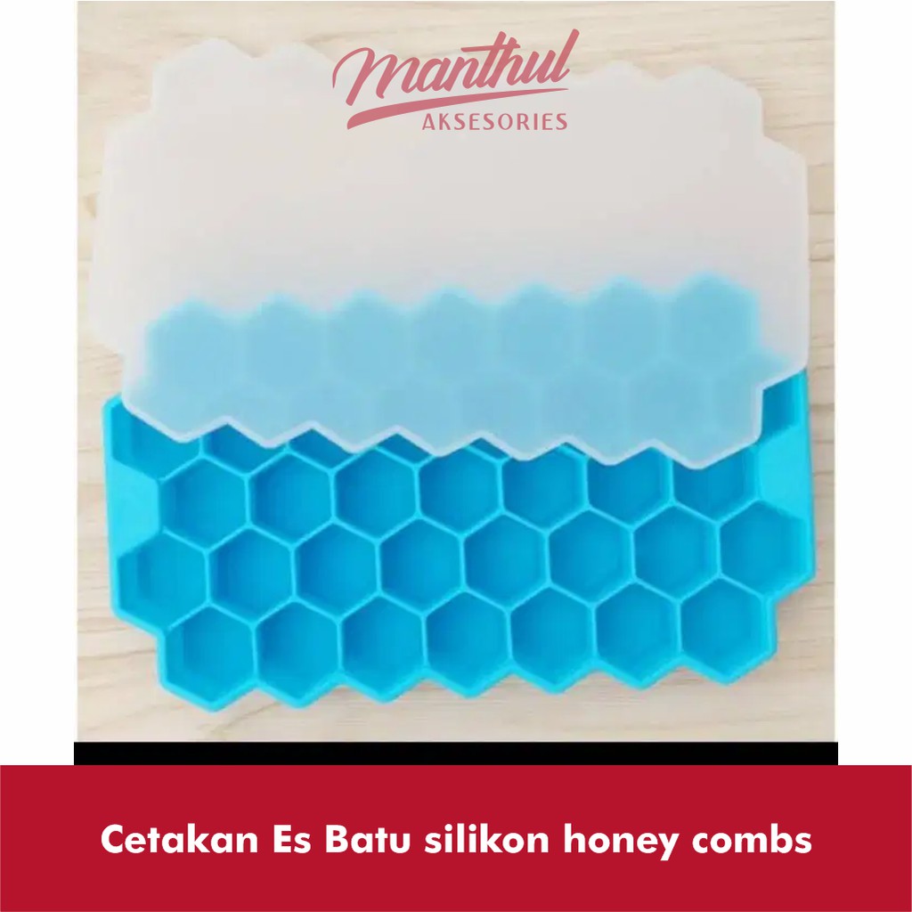 Cetakan Es Batu silikon honey combs