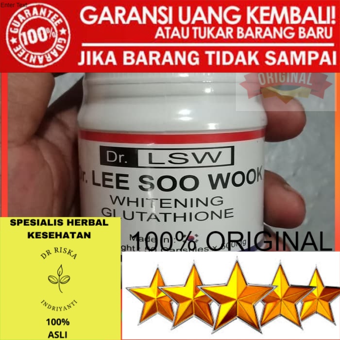 OBAT 100% ORIGINAL SUPLEMEN PEMUTIH KULIT WAJAH TUBUH BADAN PRIA WANITA PERMANEN DRL