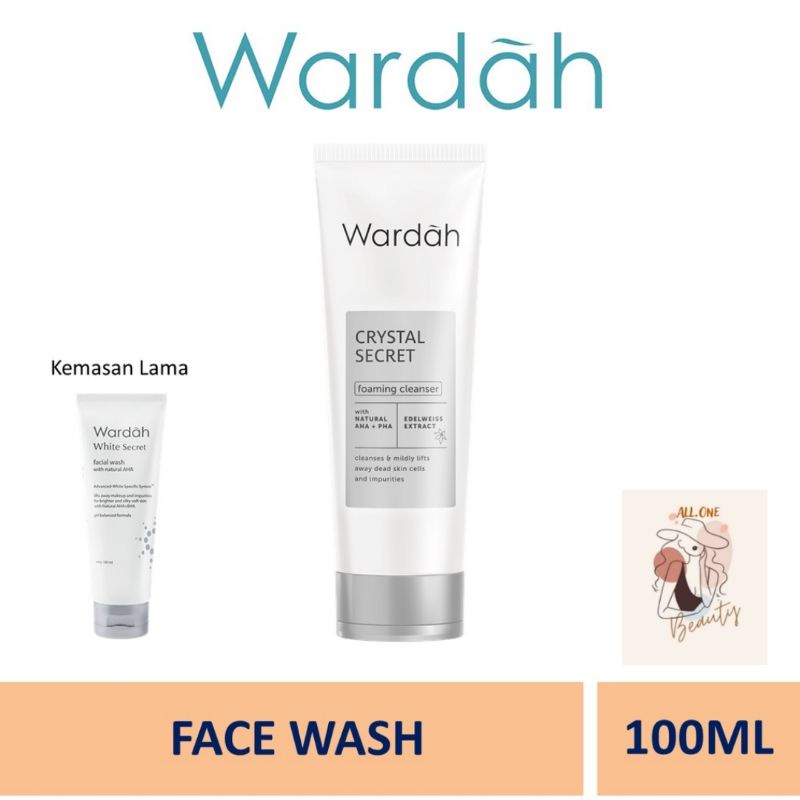 WARDAH CRYSTAL SECRET FACIAL FOAM | SABUN PENCUCI MUKA