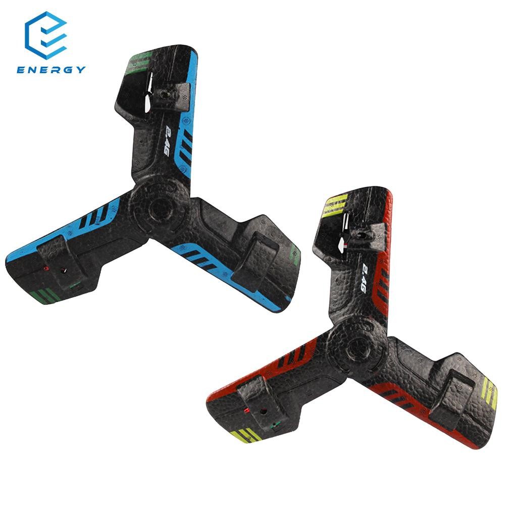 Unik [Bayar Di Tempat]EGY Drone RC Quadcopter UFO Boomerang 2.4G Bahan Plastik Murah