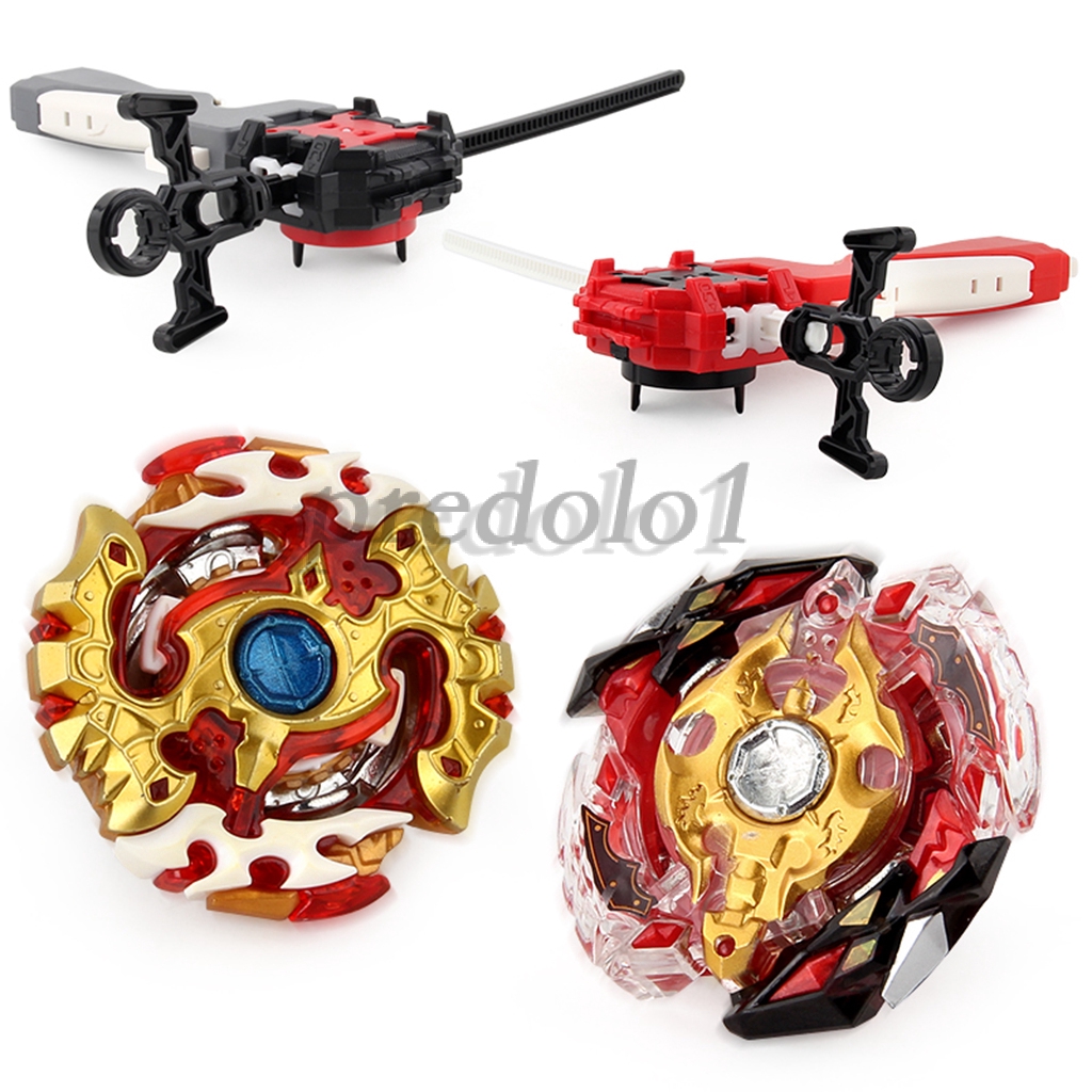 Mainan Gasing Model Legend Spriggan 7 Mr Kartun Beyblade Burst dengan Pelempar