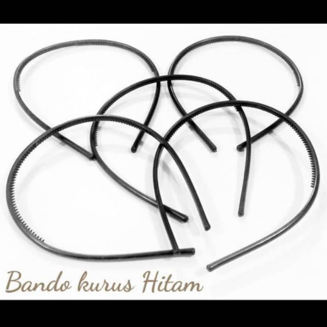 Bando kurus hitam gerigi