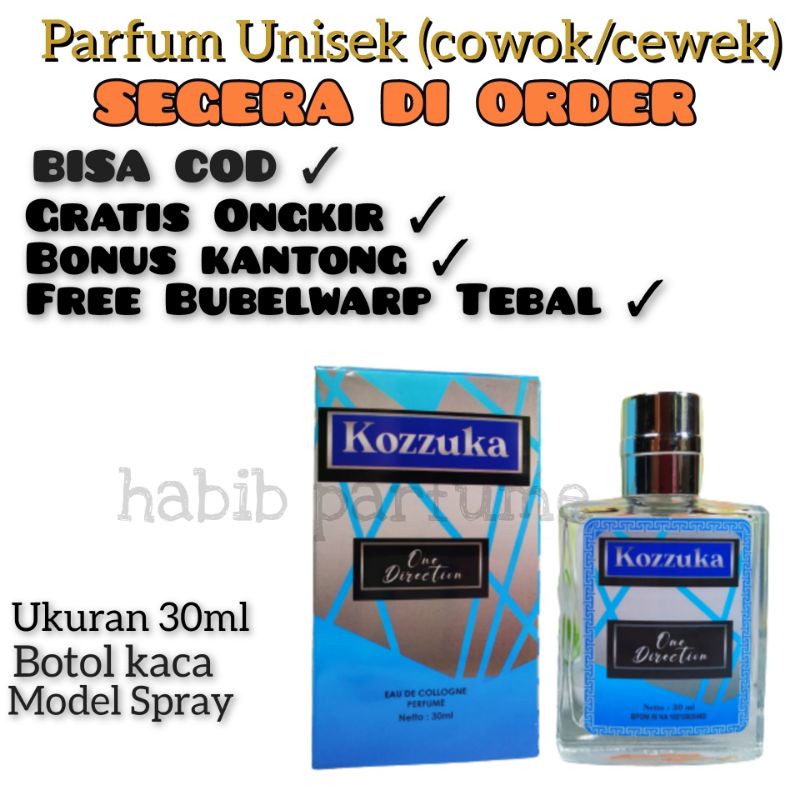 Parfum Refill One Direc tion by Kozzuka Parfum Pria Parfum Wanita bestseller 30 ml