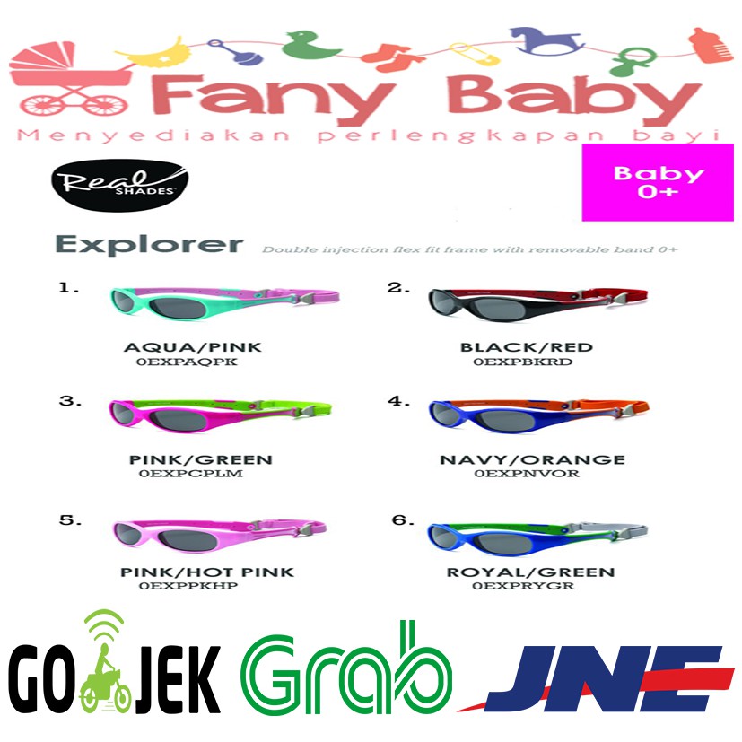 Real Shades Baby 0+ Explorer Sunglasses / Kaca Mata Bayi