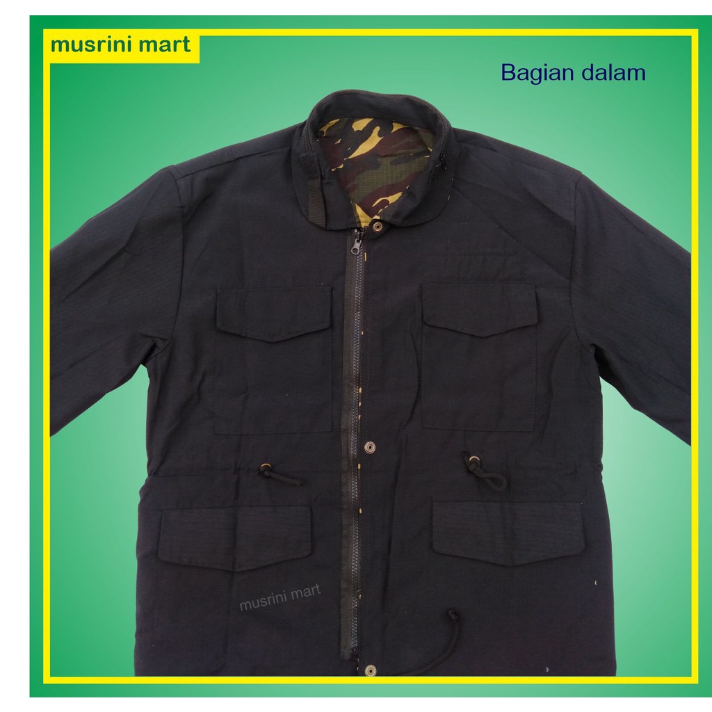 Jaket Banser Bolak Balik Jaket BB Doreng Nasional Jahitan Rapi Premium Quality Free Bet Wajib Musrini Mart