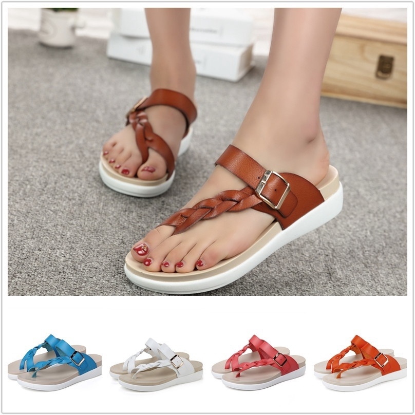 sandal flat heel