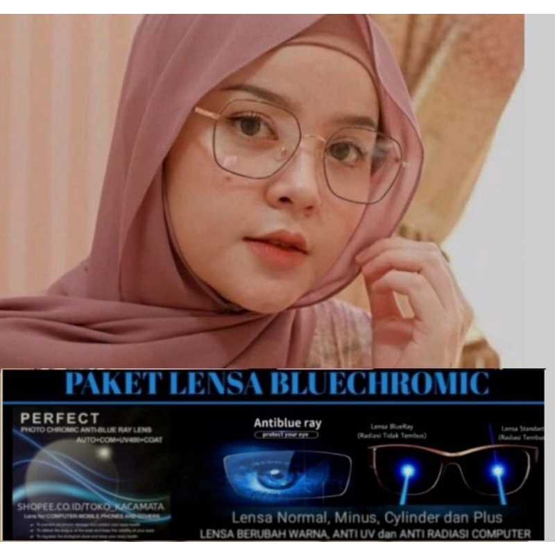 KACAMATA PAKET LENSA BLUERAY+PHOTOCROMIC / KACAMATA 2885