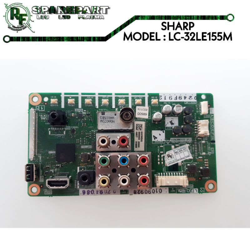 MB TV LED SHARP LC-32LE155M Mainboard tv led sharp lc 32le155 m