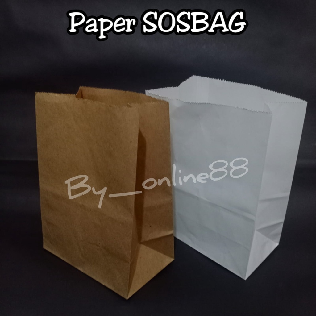 

Paperbag // SOSBAG / Kertas Makanan / Kantong Makanan / Kertas PokPok