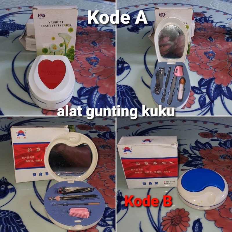 SOUVENIR GUNTING KUKU MENIPEDI SET MANIKUR