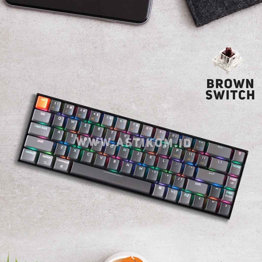 Keyboard Keychron K6 V3 Swappable Brown Switch RGB Backlight ABS