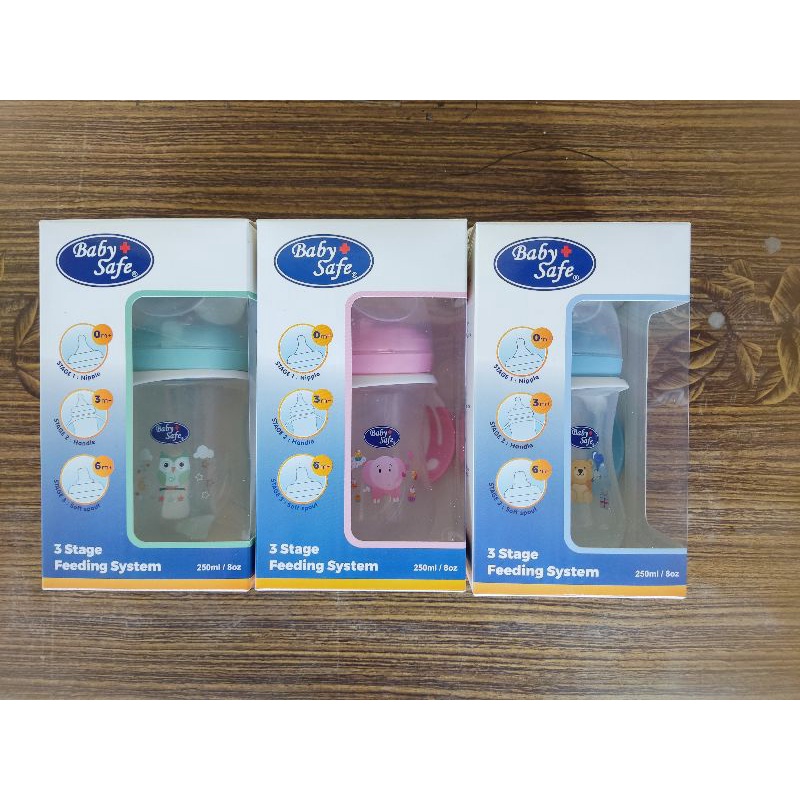 BABY SAFE botol susu wide neck WN30 250ml / BABY SAFE botol susu wide neck WN06 new 250ml