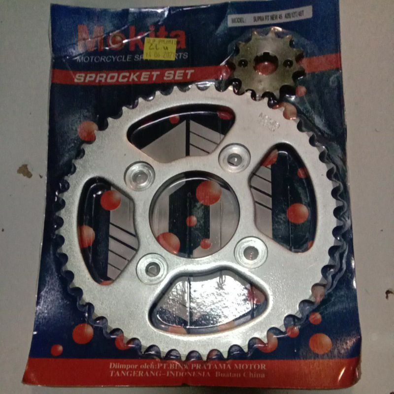 Gir Gear Belakang 45t Supra fit new karisma blade Revo abs absolute 428 45 T REAR SPROCKET-1