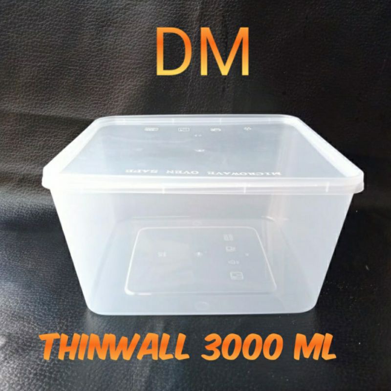 Thinwall merk DM 3000 ml