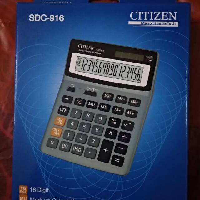 CITIZEN KALKULATOR / CITIZEN SDC 916