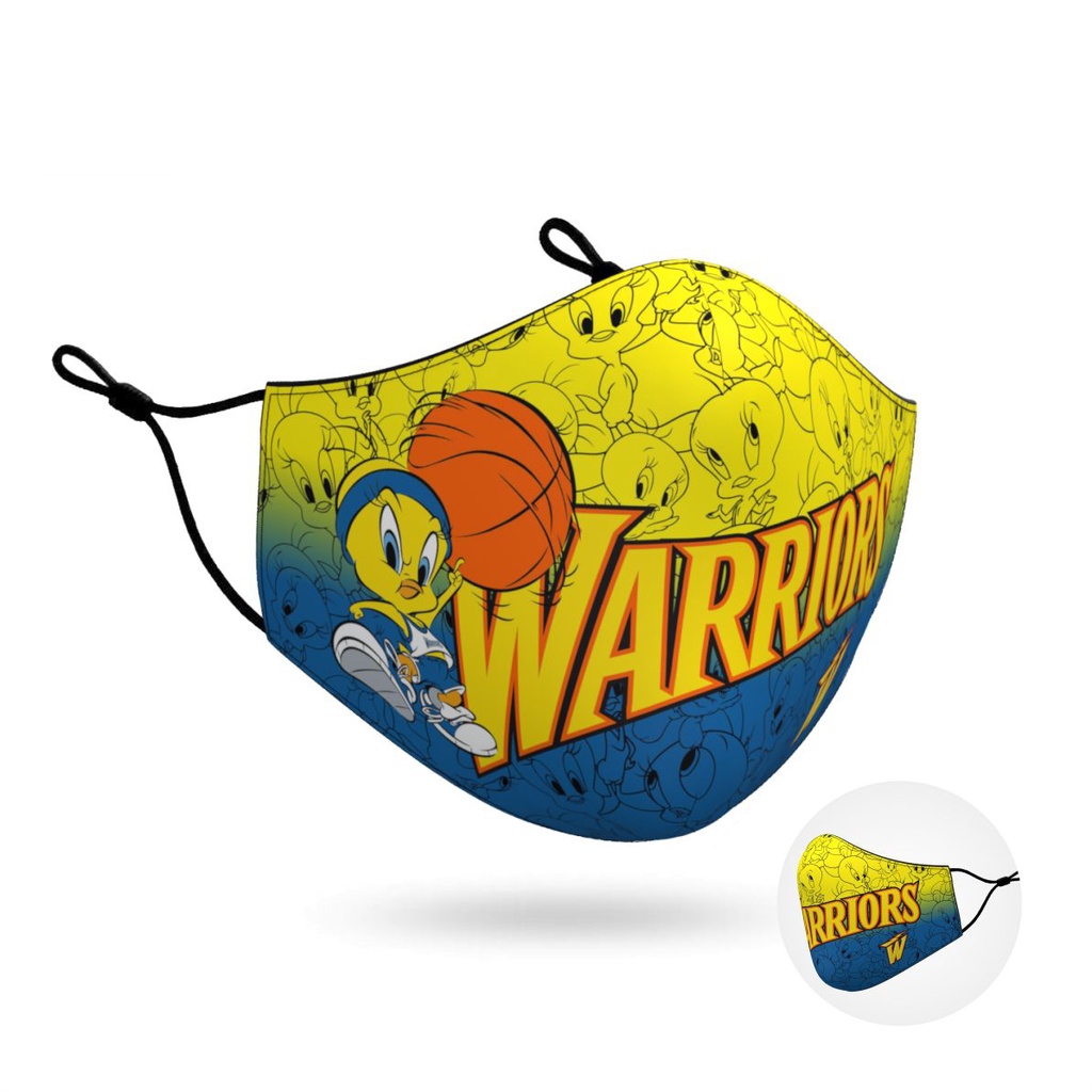 MASKER KAIN BASKET NBA GSW x TWEETY