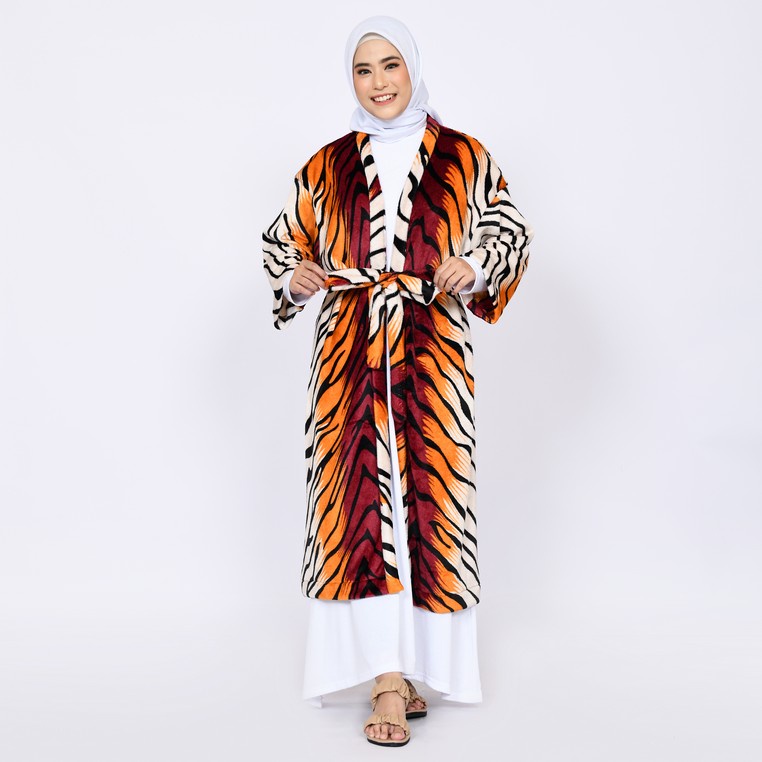 JAKET KIMONO  OUTER MANTEL SELIMUT BATHROBE ZAHRA SIGNATURE Mantel Kimono