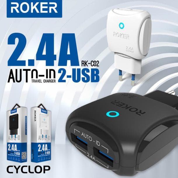 CHARGER ROKER CYCLOP 2.4A / CHARGERAN / CASAN