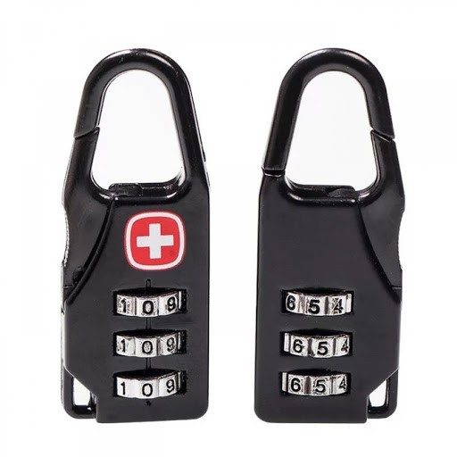 Gembok Swiss Password Code Lock - Gembok Koper - Zipper Lock