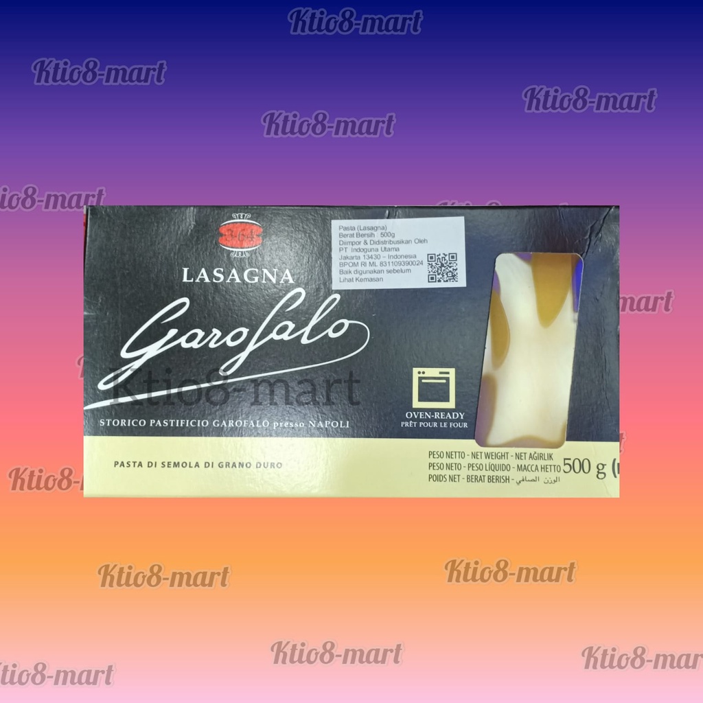 

Garofalo Lasagna Pasta 500gr / Pasta Import